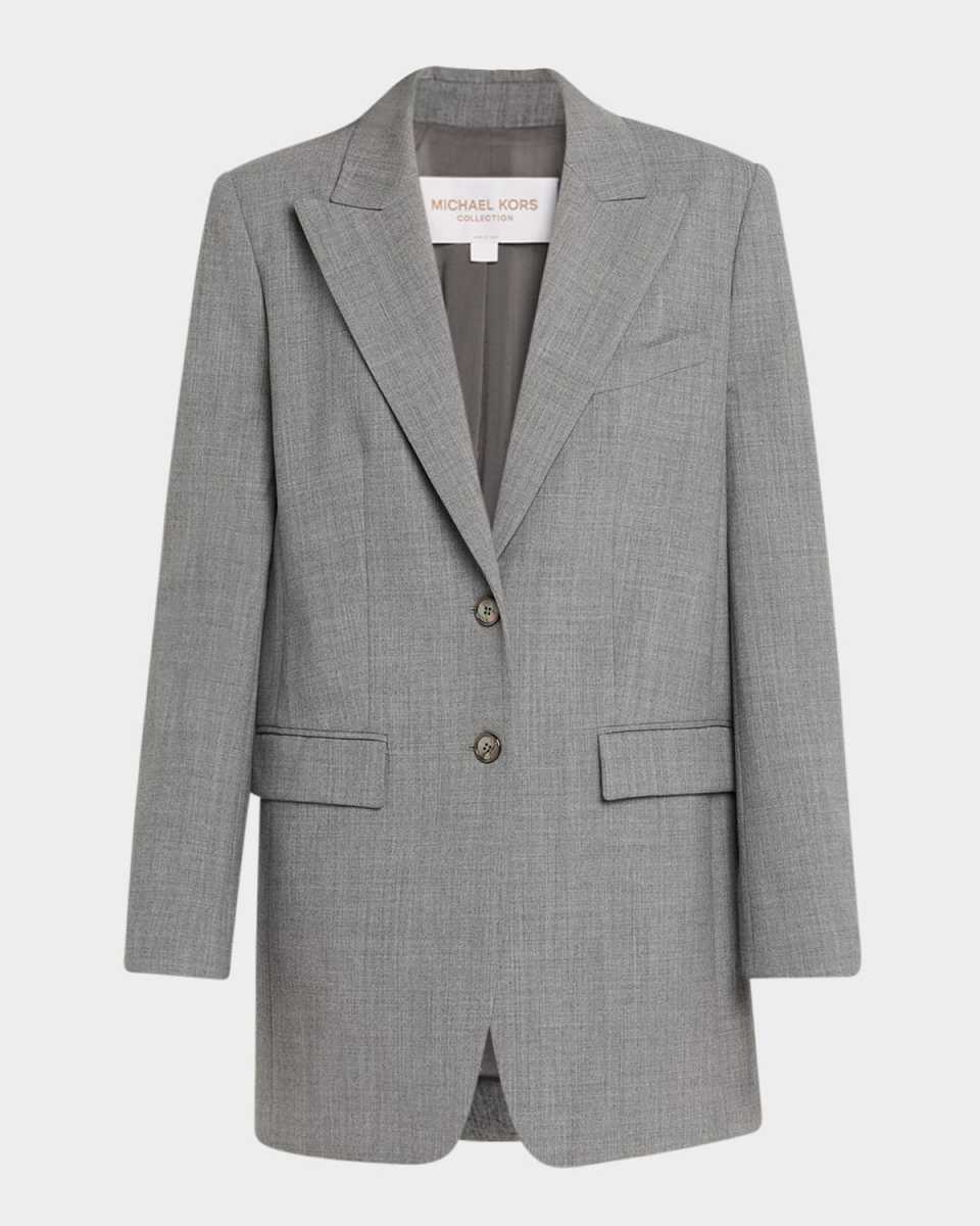 Single-Breasted Boyfriend Blazer